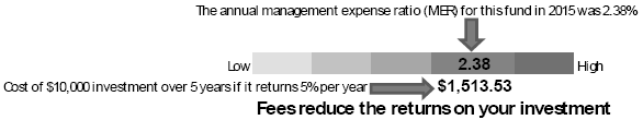 Fees reduce the returns on your investment
