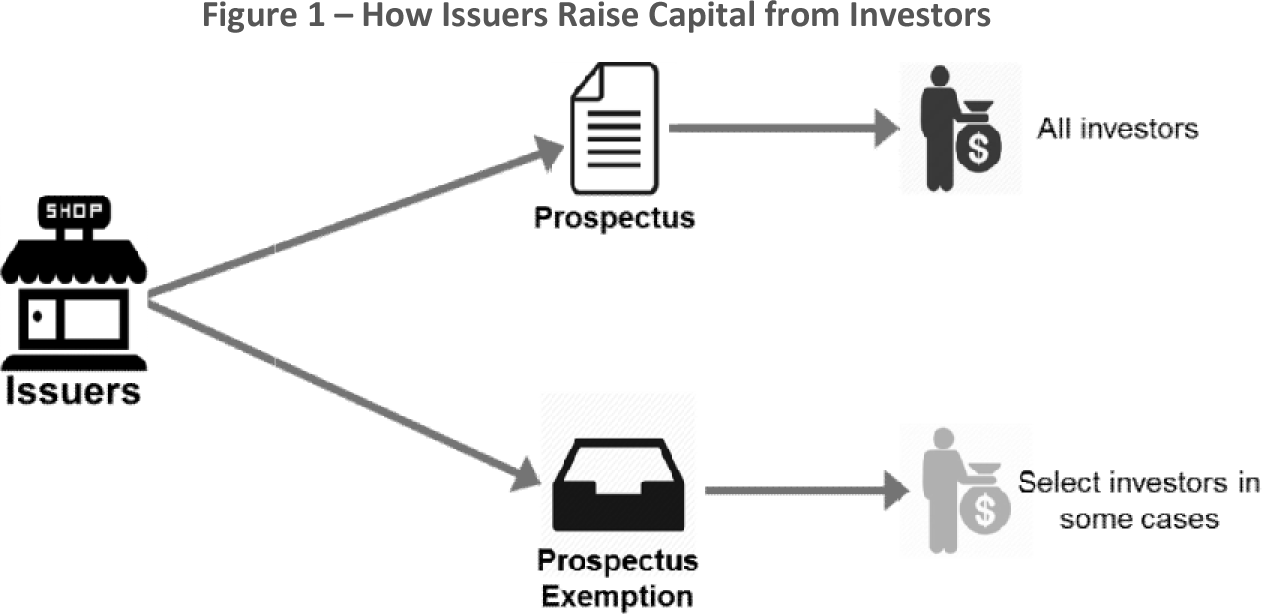 Figure 1 -- How Issuers Raise Capital from Investors