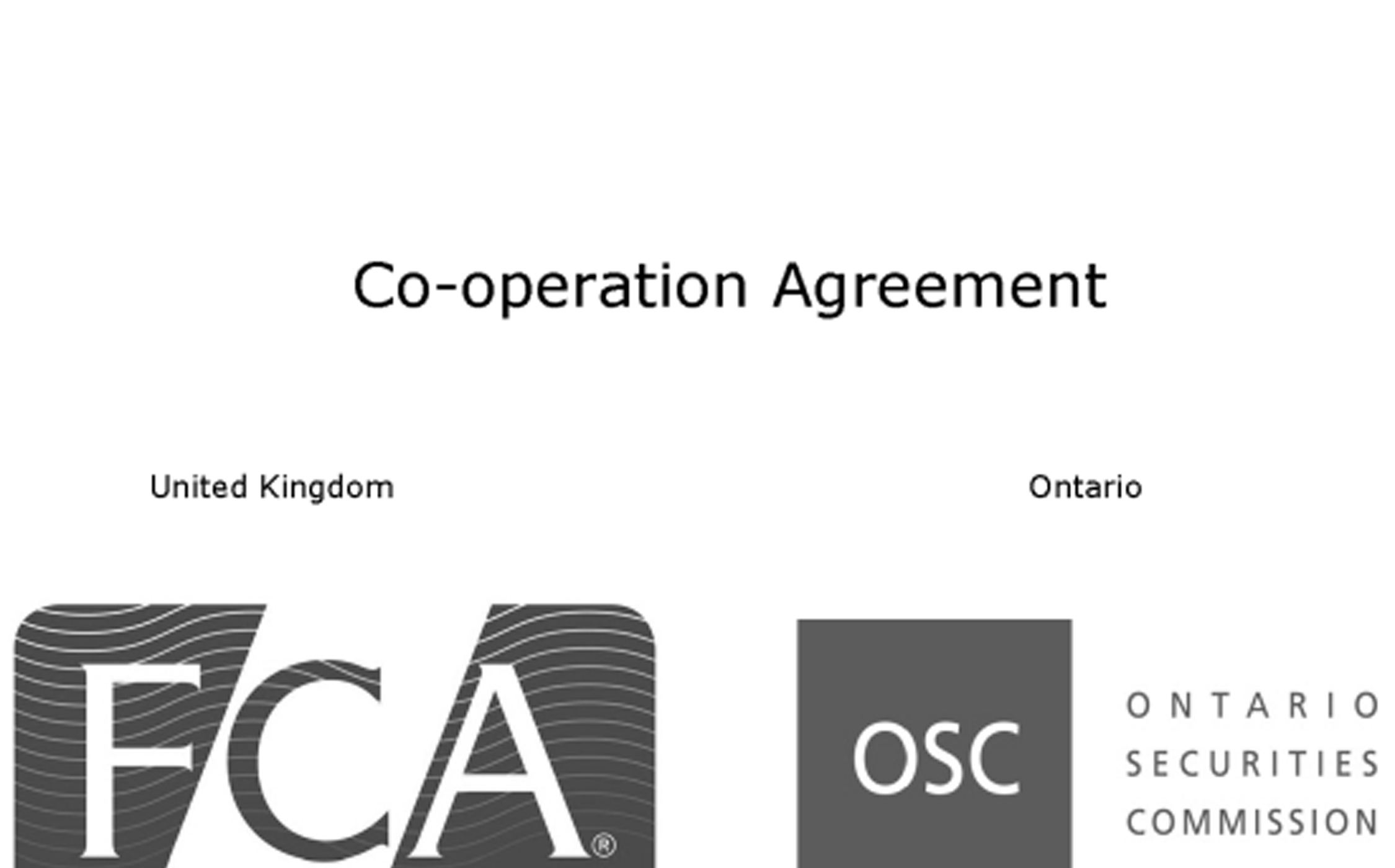 Co-operation Agreement
