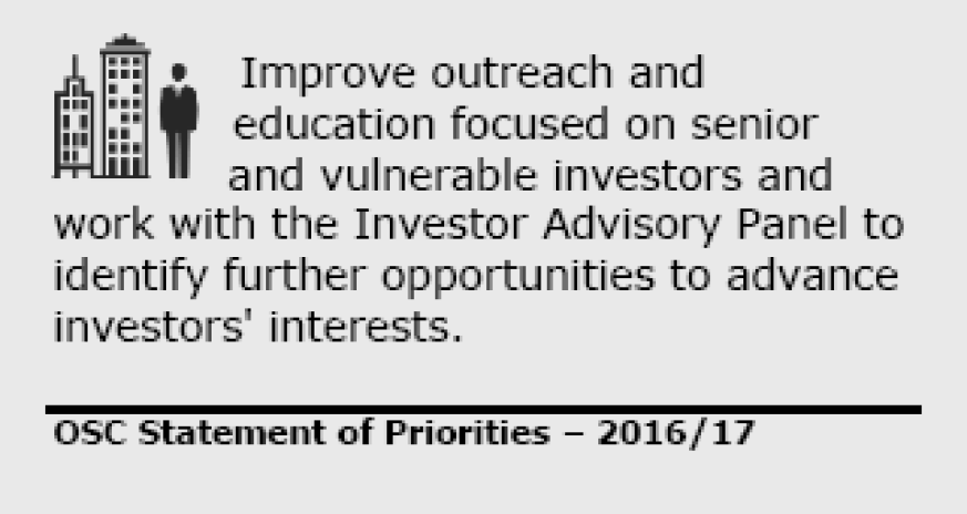 OSC Statement of Priorities -- 2016/17