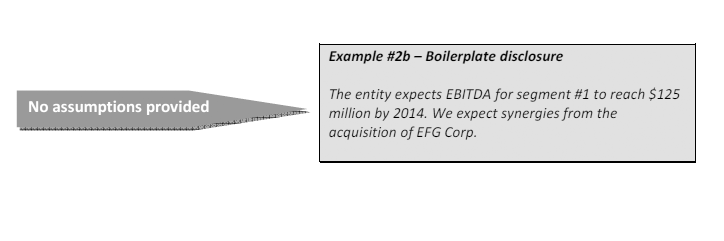 example 2b - boilerplate disclosure