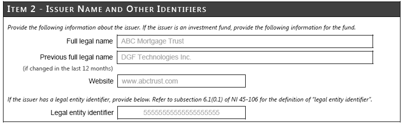 Item 3 - Underwriter Information