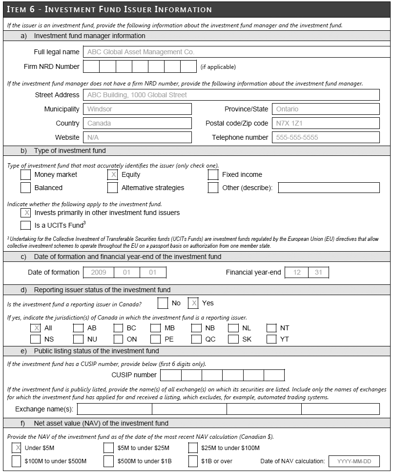 Item 7 - Information About the Distribution