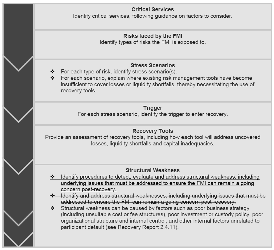 FMI recovery plan