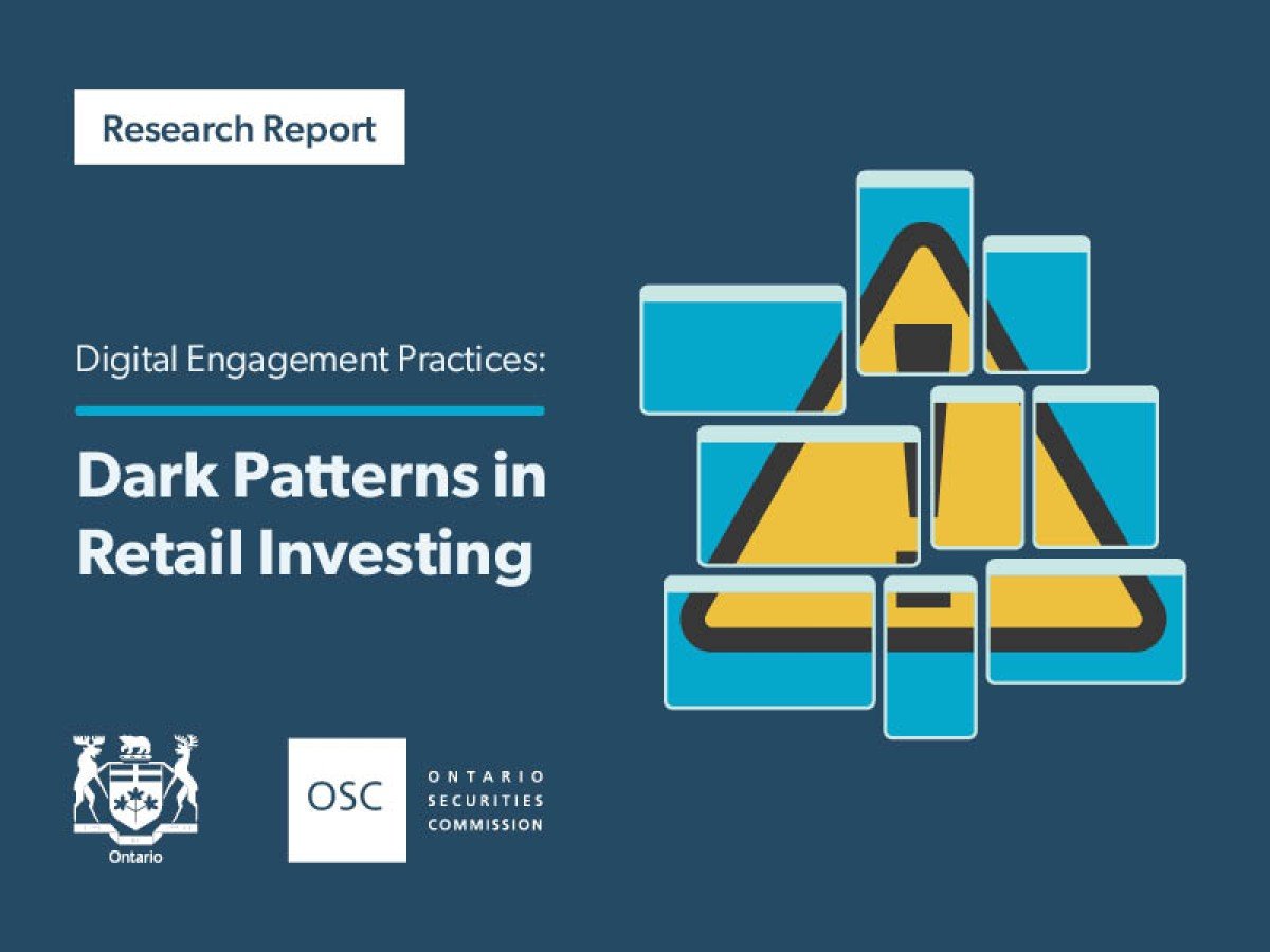 Research Report: Digital Engagement Practices: Dark Patterns in Retail Investing