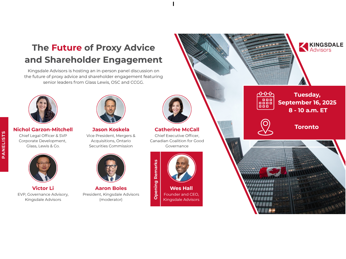 The Future of Proxy Advice and Shareholder Engagement