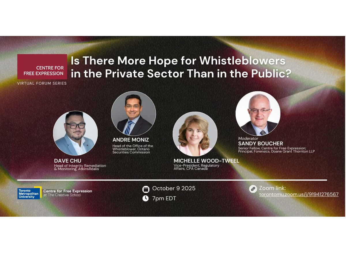 Is there more hope for whistleblowers in the private sector than in the public?