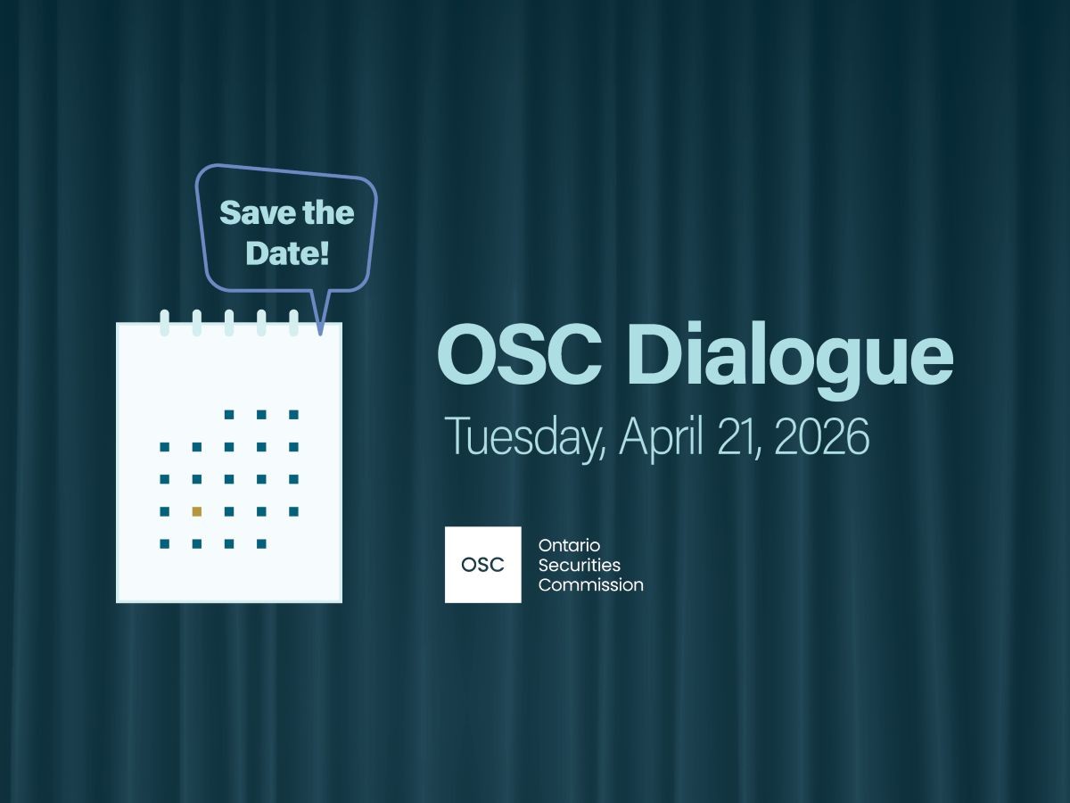 Save the Date! OSC Dialogue - Tuesday, April 21, 2026