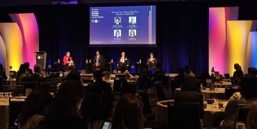 Enforcement Panel from L-R: Moderator Leslie Byberg, Gurbir S. Grewal, Tim Mullaly and Elsa Renzella