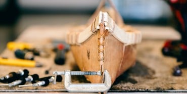 The canoe as a work-in-progress is a symbol of the OSC's commitment to Truth and Reconciliation and the work still ahead.
