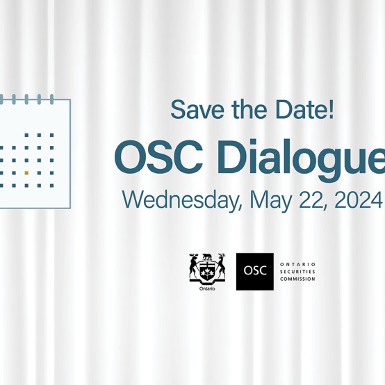 Save the Date! OSC Dialogue Wednesday, May 22, 2024