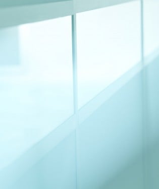 Reflection in window pane