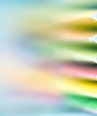 Stack of notebooks in different colours