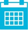 Decorative calendar icon
