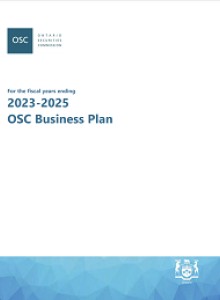 Cover of 2023-2025 Business Plan